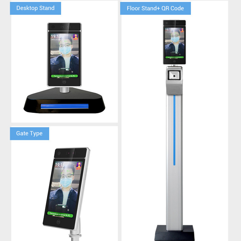 Multichannel Non Contact Temperature Scanner ,  Android AI Thermal Camera Access Control